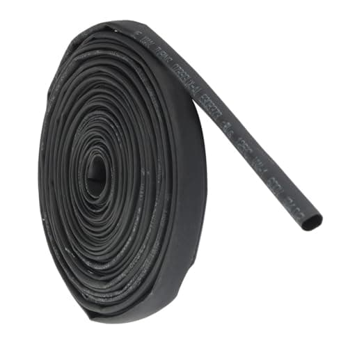 Image of TA-VIGOR 1Pcs Heat Shrink Tubing, 4mm Heat Shrink Sleeving, 6M Long Wire Wrap Sleeve, Heat Shrink Tube for Electrical Insulation, Repairs, Cable Bundling, Wrap Cable, Black