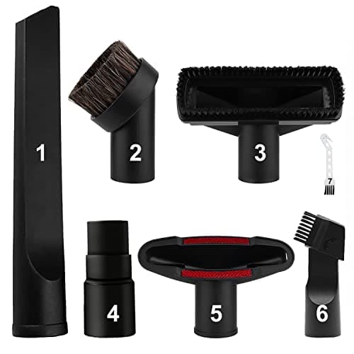 Image of 7 Pieces Set 32mm-35mm Caliber Vacuum Cleaner Accessories for Henry Hoover Attachment Replacement,Kit Brush Nozzle Crevice Tool