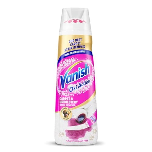Image of Vanish Oxi Action Carpet Stain Remover Carpet Serum & Scrubbing Head 195ml