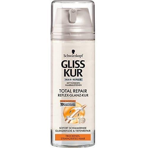 Image of Schwarzkopf Gliss Total Repair 19 Reflex Shine Treatment Dry Damages Hair 150ml