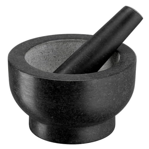 Image of Tefal K1823155 Jamie Oliver Pestle and Mortar, Granite, Grey