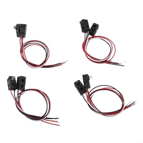 Image of Sawhamale 4 Pair Through-Beam Infrared Photoelectric Switch Sensor, DC 5V NPN NO Output, 2-30cm Detection Range, 2ms Response, 30cm Cable for Robotics Security Automation