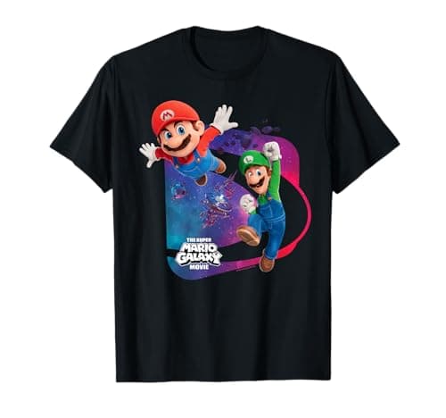 Image of The Super Mario Galaxy Movie Mario & Luigi Adventure T-Shirt