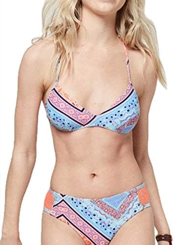 Image of O'Neill Women Pw Barey Lace Top Bikinis - Blue Aop, Size 38