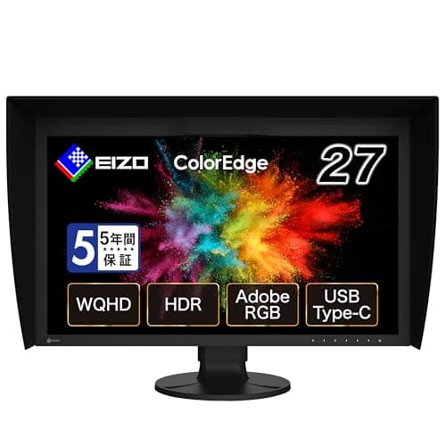 Image of Eizo ColorEdge CG2700S computer monitor 68.6 cm (27") 2560 x 1440 Pixels Wide Quad HD LED Flat Black