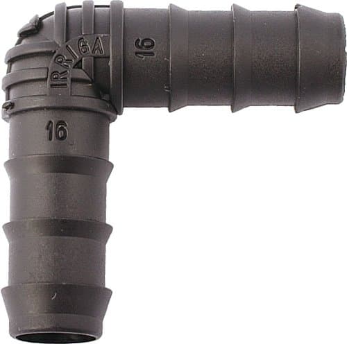 Image of Garden Automatic Irrigation 13mm Elbow (Pack of 5), Barbed Connector for 13/16mm Irrigation Water Supply Pipe
