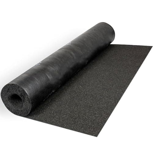 Image of Black Polyester Shed Roofing Felt 16.4 x 3.2 ft (5m x 1m) - Heavy Duty Weatherproof Roof Felt Roll for Summerhouses, Sheds, Kennels, 10-Year Life Expectancy, Premium Roof Covering