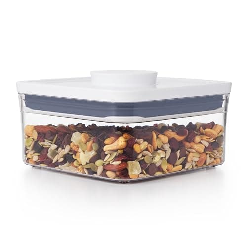 Image of OXO Good Grips POP Container – Big Square Mini 1.1 Qt/1.0L – Airtight, Stackable Food Storage – BPA-Free & Dishwasher Safe – Space-Saving & Modular Design for Pantry Organization