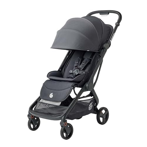 Image of Ergobaby Metro3 Pushchair Stroller with Reclining Function, Baby Buggy from Birth to 22kg (0-4 Years), Foldable and car seat Compatible, Height-Adjustable Handle, Ergonomic seat, Graphite Grey