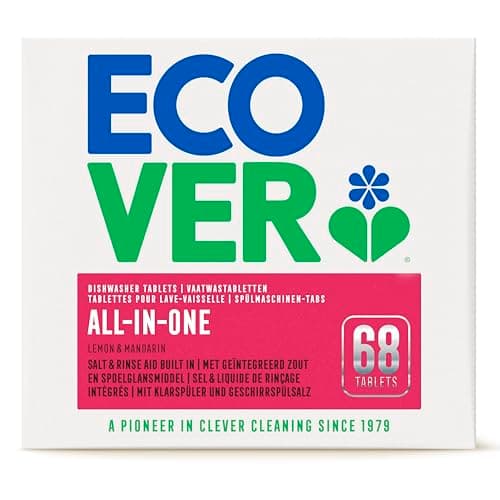 Image of Ecover All in One Dishwasher Tablets, 68 Tablets