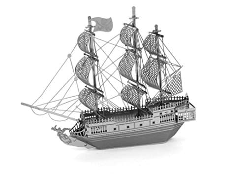 Image of Metal Earth Black Pearl Metal Model, Silver