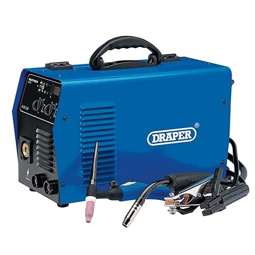 Image of Draper 00588 3-in-1 Multi-Process Welder, 200A, Blue, One Size