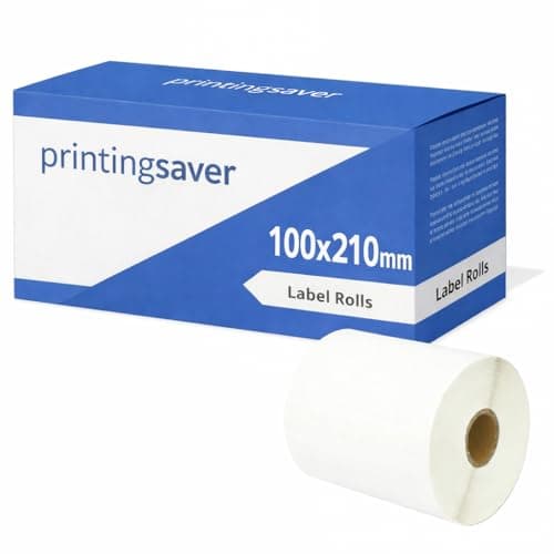 Image of Compatible Roll 100mm x 210mm White Direct Thermal Labels for Zebra GK420d GK420t GC420d GX420d GX420t GC420t GX430t GT800 ZD420 LP2844 TLP 2844 Citizen CL-S521 CL-S621 CL-S631 (200 Labels per Roll)