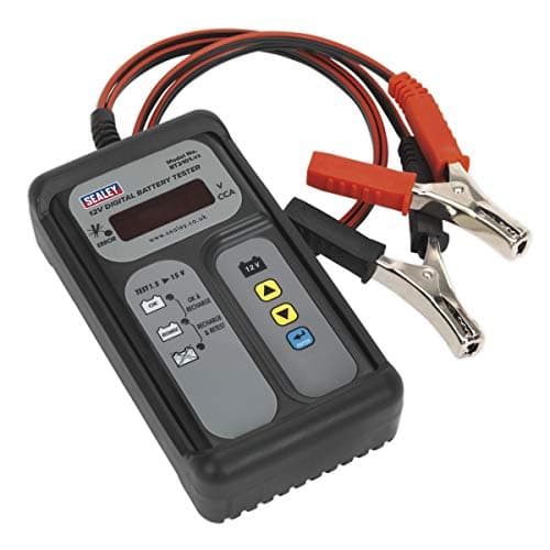 Image of Sealey Digital Battery Tester 12v Safe Easy testing SAE DIN ENC2 Rugged Build ** Sealey_BT2101 **