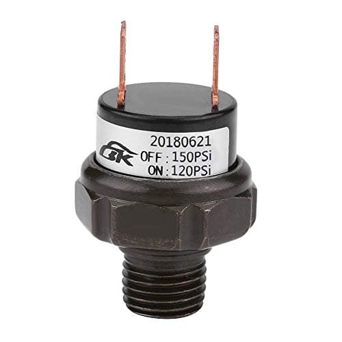 Image of Qiilu Air Pressure Control Switch, 12V Universal Car Automatic Air Compressor Switch (120－150 PSI).-for pressure switch