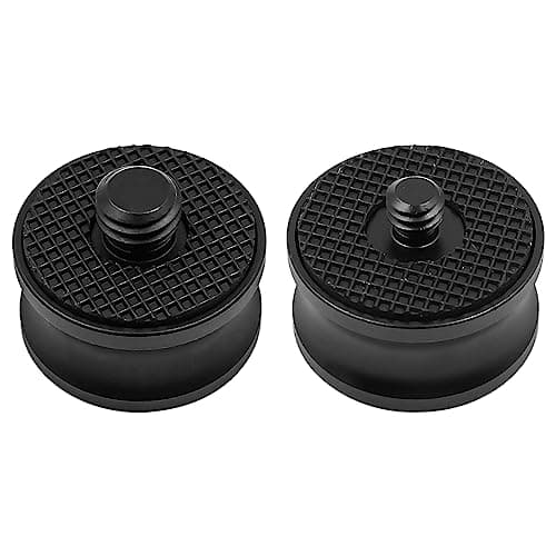 Image of VOANZO 2PCS Tripod Adapter 1/4" Male to 3/8" Female Converter and 1/4" Female to 3/8" Male Converter for Tripod Monopod Ballhead Camera