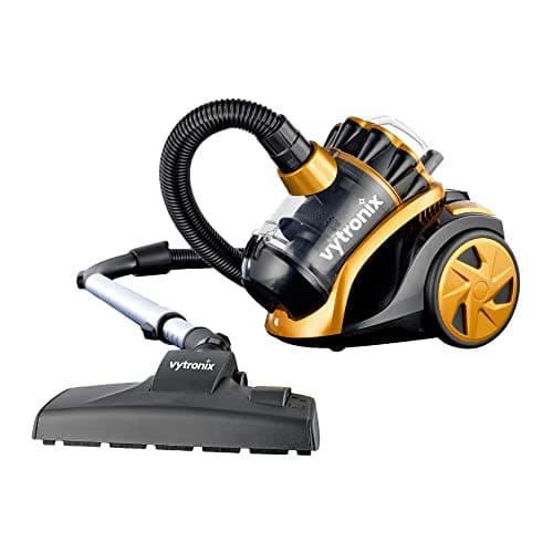 Image of VYTRONIX VTBC01 Bagless Cylinder Vacuum Cleaner, 800w High Power Motor, Compact and Lightweight, Cyclonic Vacuum and Carpet Cleaner with 4 stage HEPA Filter for removing Dust, Dirt and Allergens