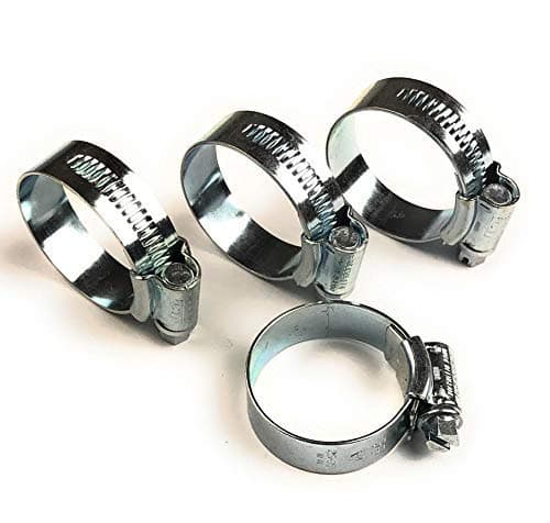 Image of JCS® Hi Grip Zinc plated hose clip clamp 9.5-12mm x4