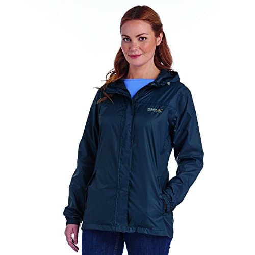 Image of Regatta Women's Pack it Waterproof Packaway Jacket - Midnight, Size 18