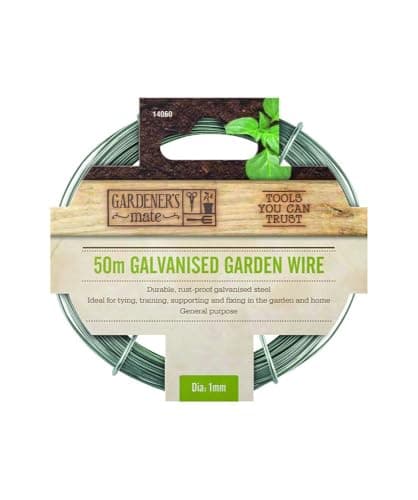 Image of Gardener's Mate 14060 50m Galvanised Garden Wire - General Purpose