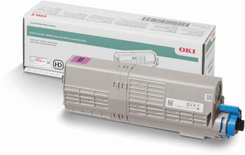 Image of OKI 46490622 6000pages Toner Magenta Laser Toner Cartridge – OKI Toner & Laser Cartridge (Magenta, es5432, es5442 es5473, One Piece (S) Laser Toner, 6000 Page Yield)