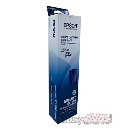 Image of Epson Ink ribbon black 2x4.000.000 char. 2-pack, C13S015647 (2x4.000.000 char. 2-pack)