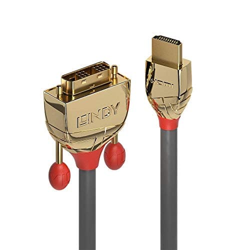 Image of LINDY 2m HDMI to DVI-D Cable, Gold Line