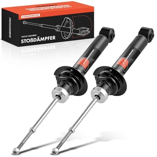 Image of Frankberg 2x Shock Absorber Strut Front Left Right 474mm Gas pressure Compatible with Pajero III V6W V7W Pajero II V3W Replace# MR554292, MR510423