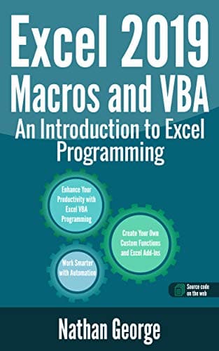 Image of Excel 2019 Macros and VBA: An Introduction to Excel Programming (Excel 2019 Mastery Book 4)
