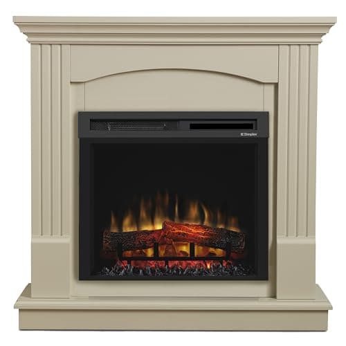 Image of Dimplex Chadwick CDW15XHD Optiflame Electric fire Suite, Fullly Assembled Complete Fireplace Site with 1500 Watt Heater, 2 Heating Settings and A Choice Of Flame Colours