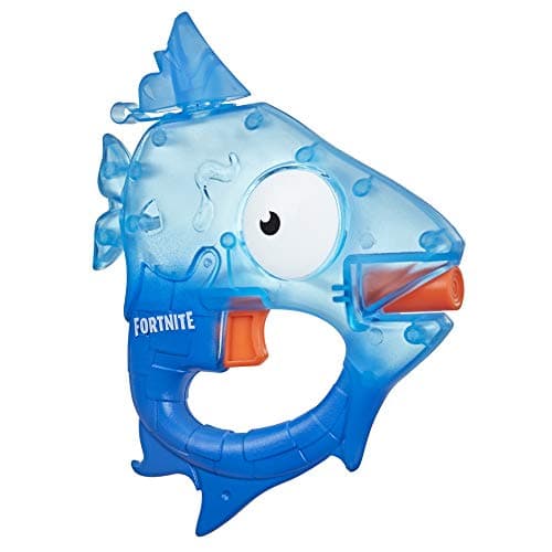 Image of Nerf Super Soaker Fortnite Slurpfish Water Blaster - Fortnite Slurpfish Design, Easy-To-Carry Micro Size - For Kids, Youth, Adults