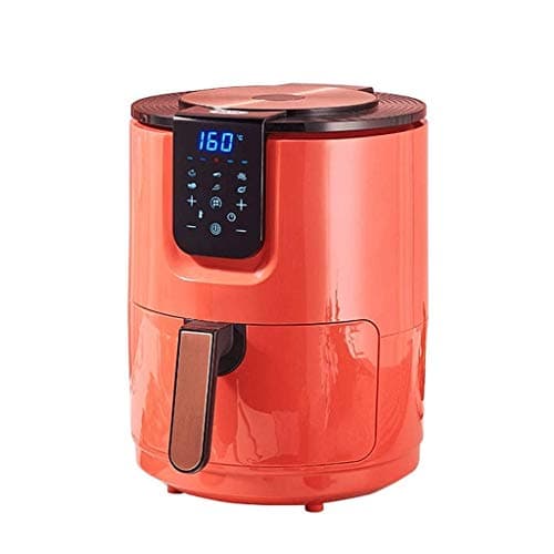 Image of QWAXTRIW Air Fryer, Big Capacity 3.5L,1400-Watt Electric Hot Air Fryers Oven & Oilless Cooker for Roasting, LED Digital Touchscreen (Color : Rosso) Commemoration Day Beauty Comes