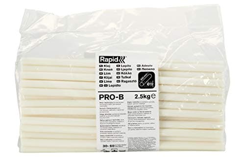 Image of Rapid Pro-B White Hot Glue Sticks, Diameter: 12 mm, Length: 295 mm, 2.5 Kg, PRO, 40302804