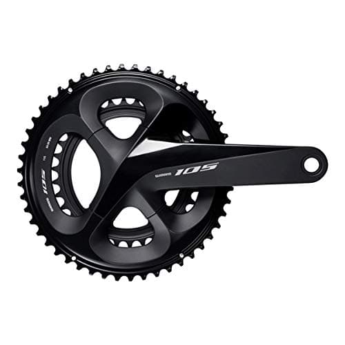 Image of Shimano 105 FC-R7000 105 double chainset, HollowTech II 170 mm 52 / 36T, black