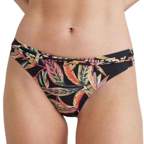 Image of O'NEILL Bikini Bottoms Black/Orange Women Cruz, Black, 6