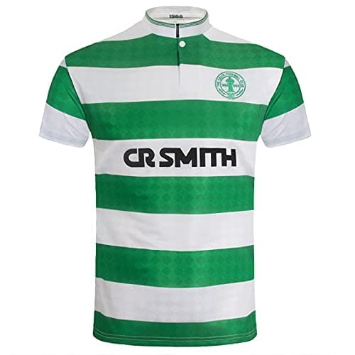 Image of Celtic FC Mens Home Retro Shirt Green XL
