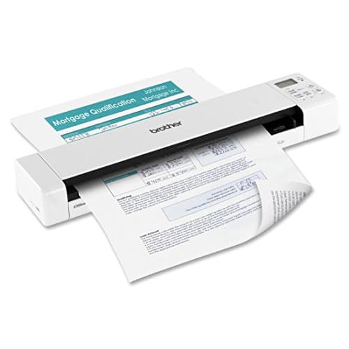 Image of Brother Wireless Mobile Color Page Scanner, DS-920DW, Wi-Fi Transfer, Fast Scanning Speeds, Compact and Lightweight, White