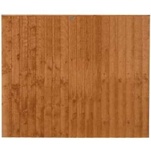 Image of Forest Garden 6ft x 5ft (1.83m x 1.54m) Closeboard Fence Panel - Pack of 3