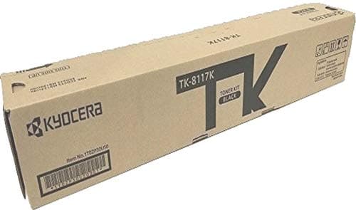 Image of Kyocera 1T02P30US0 Model TK-8117K Black Toner Kit For use with Kyocera ECOSYS M8124cidn and M8130cidn Color Multifunctional Printers, Up to 12000 Pages Yield at 5% Average Coverage