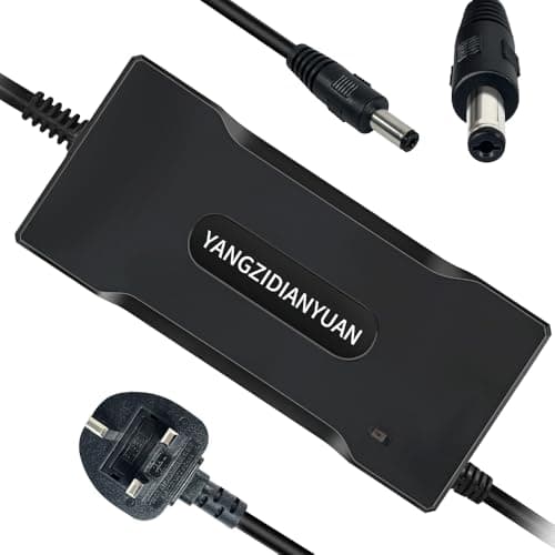 Image of 42V 2A Li-ion Compact Battery Charger for 36V with DC 5.5 * 2.1mm Connector – Portable CC-CV Charger, LED Indicator, Universal 100-240V AC