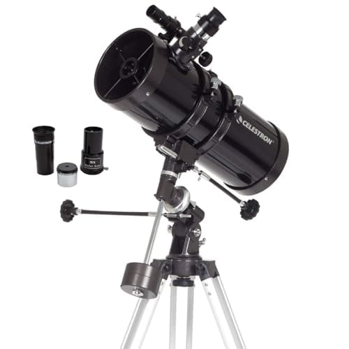 Image of Celestron 21049 PowerSeeker 127EQ Reflector Telescope, Black