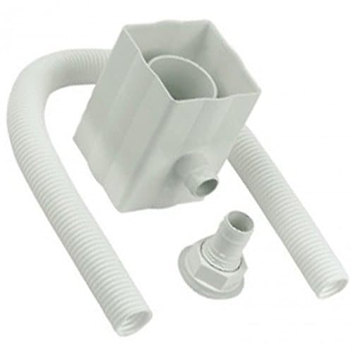 Image of White Rainwater Diverter Kit Fits Round and Square Down Pipes