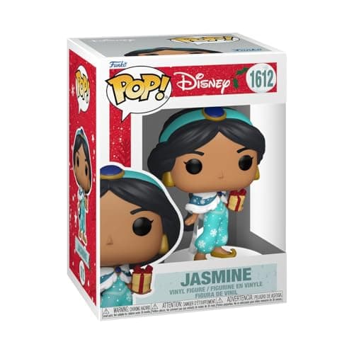 Image of Funko Pop Disney Princess Holiday - Jasmine - Collectable Vinyl Figure - Gift Idea - Official Merchandise - Toys for Kids & Adults - Disney/Pixar Fans