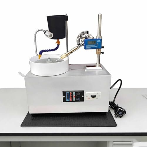 Image of Gemstone Faceting and Polishing Machine, Adjustable Speed for Precision Grinding and Cutting, Ideal for Jewelry Making and Lapidary Work