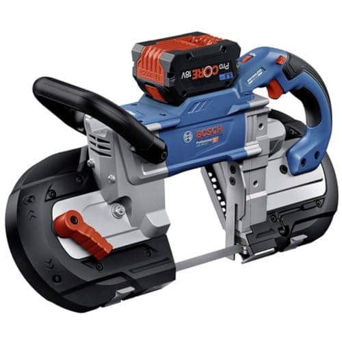 Image of Bosch Professional Cordless Band Saw GCB 18V-127 (brushless Motor, Cutting Capacity of 127 x 127 mm, incl. 1 x Band Saw Blade)