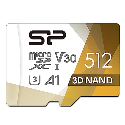 Image of Silicon Power 512GB Micro SD Card U3 SDXC microsdxc High Speed MicroSD Memory Card for Steam Deck, Nintendo-Switch, DJI Pocket 3 and Drone