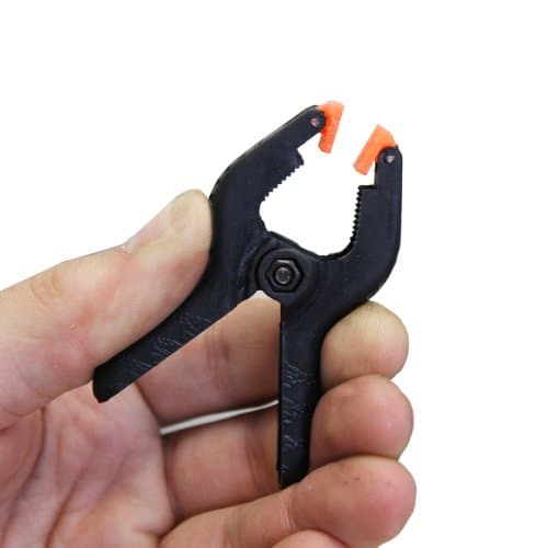 Image of 20 X SPRING CLAMP 60MM SMALL CLIPS DIY CRAFT MODEL MAKING PLASTIC SOFT GRIP JAWS