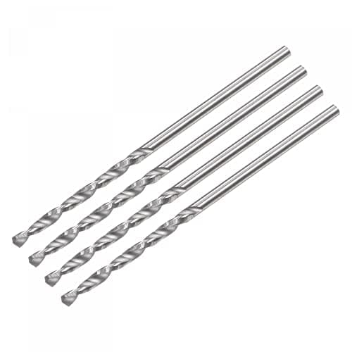 Image of sourcing map Solid Carbide Drill Bits, 1.5mm C2/K20 Tungsten Carbide Jobber Drill Bits Straight Shank Drilling Tool for Stainless Steel Aluminum Iron Metal Plastic 4pcs