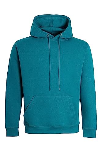Image of imporio 11 Women Ladies Oversized Pullover Plain Hoodie Top With Out Zip Hoodies Sweatshirt Top Jumper UK 10-18 (Jade Green, LARGE UK 14-16)