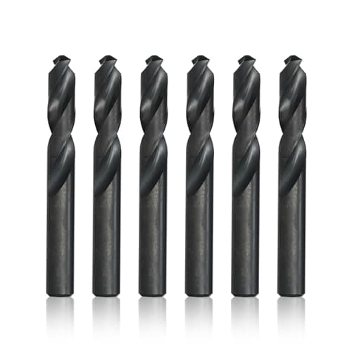 Image of Drill America R High Speed Steel Heavy Duty Split Point Stub Drill Bit (Pack of 6), D/AST Series